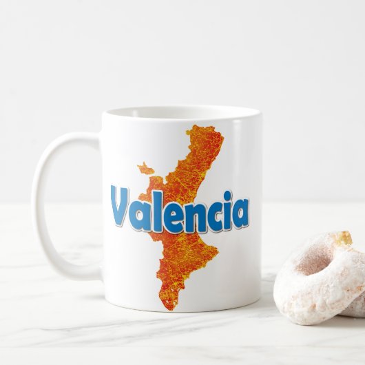 Valencian Community Kaffeetasse (Mit Donut)