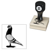 Valencian Figurita Pigeon Gummistempel (Stempel)