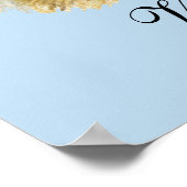 Valencian Figurita Pigeon Portrait Poster (Ecke)