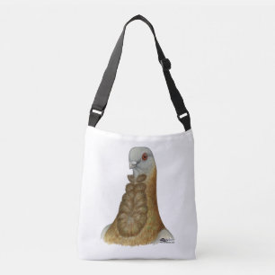 Valencian Figurita Pigeon Portrait Tragetaschen Mit Langen Trägern