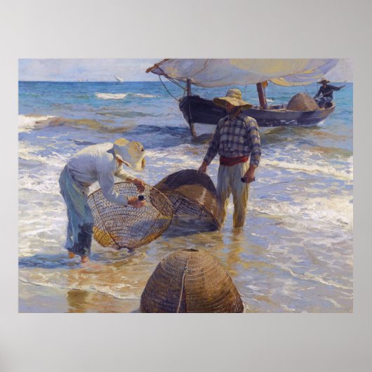 Valencian Fisherman - Joaquín Sorolla Poster (Vorne)