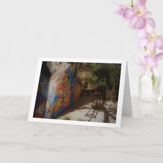 Valencian Street Art, España Karte (Orchidee)