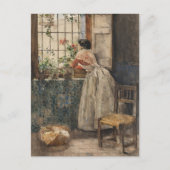 Valenciana a a la Reja | Joaquín Sorolla Postkarte (Vorderseite)