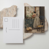 Valenciana a a la Reja | Joaquín Sorolla Postkarte