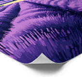 Valensole France Travel Art Vintag Poster (Ecke)