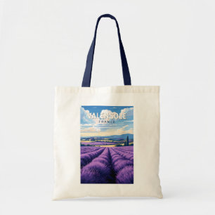 Valensole Frankreich Reise Kunst Vintage Tragetasche