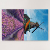 Valensole Lavender Fields Provence Frankreich Puzzle (Horizontal)