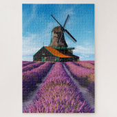 Valensole Lavender Fields Provence Frankreich Puzzle (Vertikal)