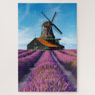 Valensole Lavender Fields Provence Frankreich Puzzle