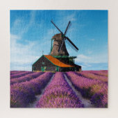 Valensole Lavender Fields Provence Frankreich Puzzle (Vertikal)