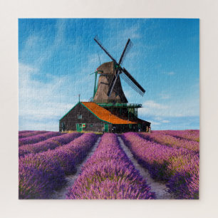Valensole Lavender Fields Provence Frankreich Puzzle