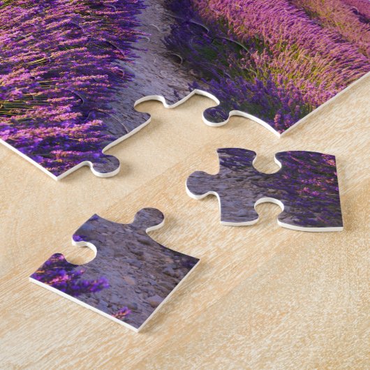 Valensole Lavender Fields Provence Frankreich Puzzle (Seite)