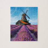 Valensole Lavender Fields Provence Frankreich Puzzle (Vertikal)