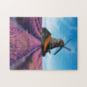 Valensole Lavender Fields Provence Frankreich Puzzle (Horizontal)