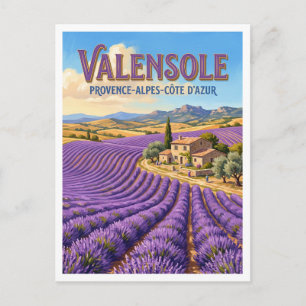 Valensole-Plateau Frankreich Postkarte