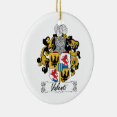 Valenti-Familienwappen Keramik Ornament (Rechts)
