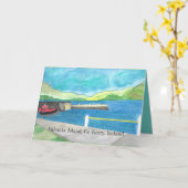 Valentia Island St Patrick's Day Karte (Gelbe Blume)