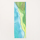 Valentia Island Watercolor Yogamatte (Vorderseite)
