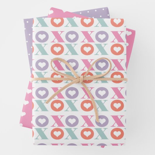 Valentiens Tagesherz Geschenkpapier Set (Beispiel)