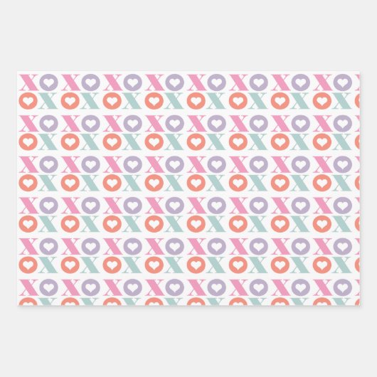 Valentiens Tagesherz Geschenkpapier Set (Vorderseite)