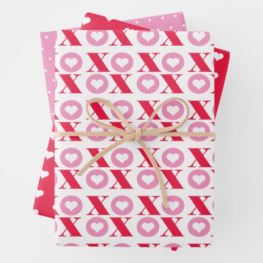 Valentiens Tagesherz Geschenkpapier Set (Beispiel)