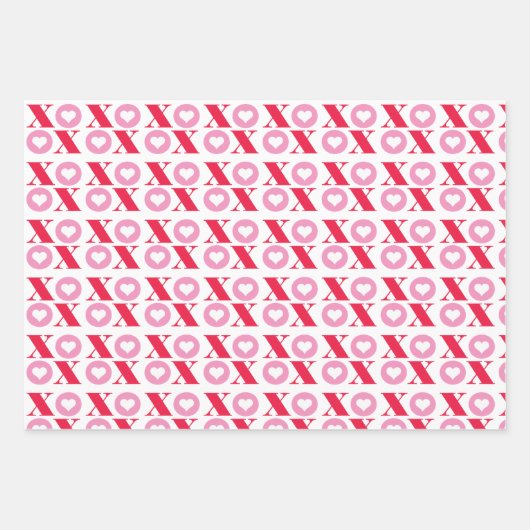 Valentiens Tagesherz Geschenkpapier Set (Vorderseite)