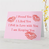 Valentijn Wenskaart Karte (Gelbe Blume)