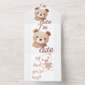 Valentin All In One Einladung (Innen Boden)