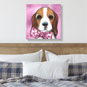VALENTIN BEAGLE LEINWANDDRUCK