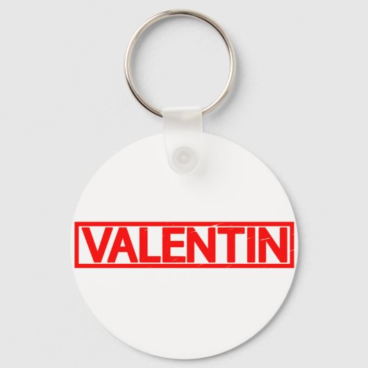 Valentin Briefmarke Schlüsselanhänger (Vorderseite)
