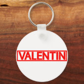 Valentin Briefmarke Schlüsselanhänger (Vorderseite)