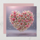 Valentin für Mama und Vater Feiertagskarte (Vorne/Hinten)