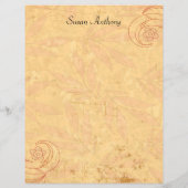 Valentin gestörte Abstrakte blorale Stationäre (Rückseite)