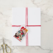 Valentin-Junge mit Hasenherz Geschenkanhänger (Mit Garn)