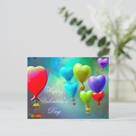 Valentin Postkarte (Stehend Vorderseite)