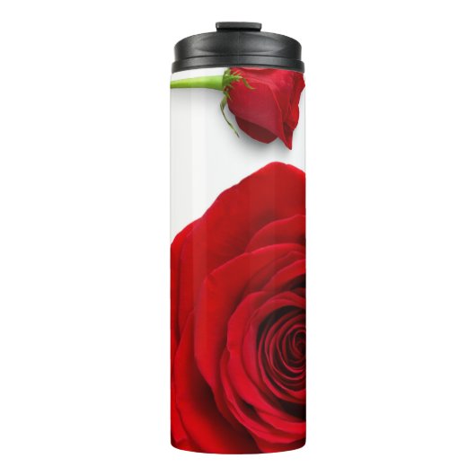 Valentin, Rose, liebenswert Thermosbecher (Vorderseite)