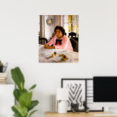 Valentin Serov: Mädchen mit Pfirsichen Poster (Heimbüro)