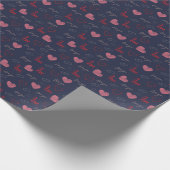 Valentin-Tagesdesign Geschenkpapier (Ecke)