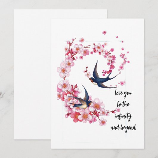 Valentin-Tageskarten Feiertagskarte (Vorne/Hinten)