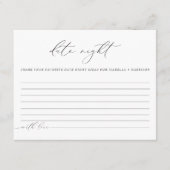 VALENTINA Elegantes Highlights Begleitkarte (Vorderseite)