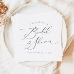 VALENTINA Elegantes Minimalistisches Script-Brautp Serviette<br><div class="desc">Die Valentina Collection verfügt über einen eleganten,  handgeschriebenen Kalligraphie-Script-Schriftart und ein klassisches minimalistisches Design. Der zeitlose Look fügt jedem Brautparty- oder Farbschema die perfekte Touch hinzu. Bestellen Sie die gesamte Kollektion für eine zusammenhängende Ästhetik.</div>