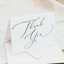 VALENTINA Elegantes Typografie-Skript Vielen Dank