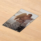 Valentina Foto Moderne Hochzeit Acryleinladungen (Ablage )