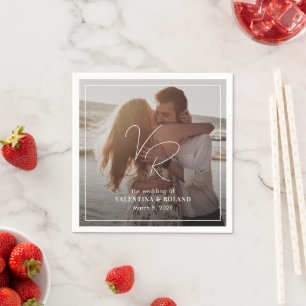 Valentina Foto Moderne Hochzeit Serviette