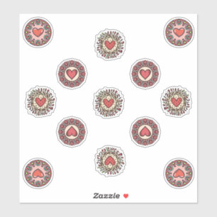 Valentinai-Aufkleber Aufkleber