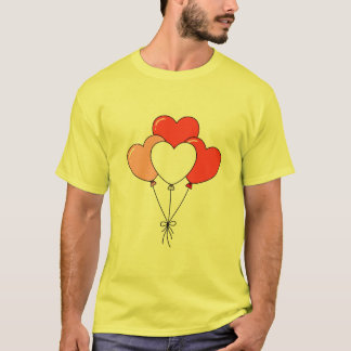 Valentinalballonherz im Shirt-Design T-Shirt