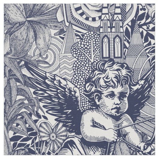 Valentinalperle Stoff (Nahaufnahme)