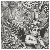 Valentinalperle Stoff (Nahaufnahme)