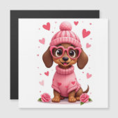 Valentinas Geburtstagsleben der Liebe Magneteinladung (Vorne/Hinten)