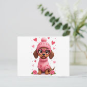 Valentinas Geburtstagsleben der Liebe Postkarte (Stehend Vorderseite)